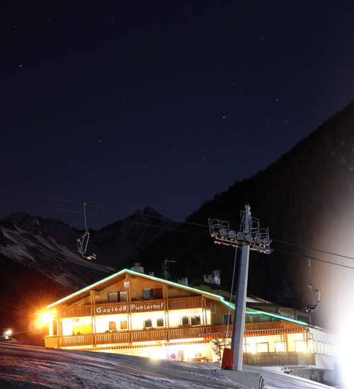Gasthof Pichlerhof Rein in Taufers Skilift, Piste und Beschneiung