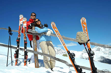 Of course you can also rent your skis.