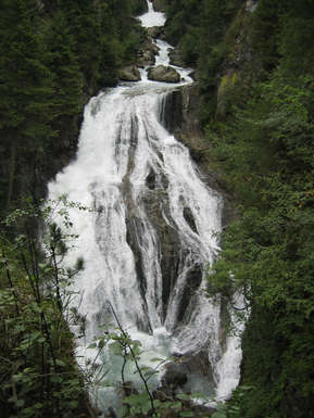 The Riva waterfalls at Campo Tures